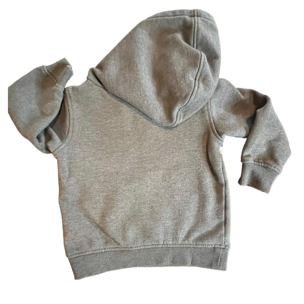 Timberland Hoodie Sz 24 mo Gray Pullover Spell-out Across Chest - Picture 2 of 4